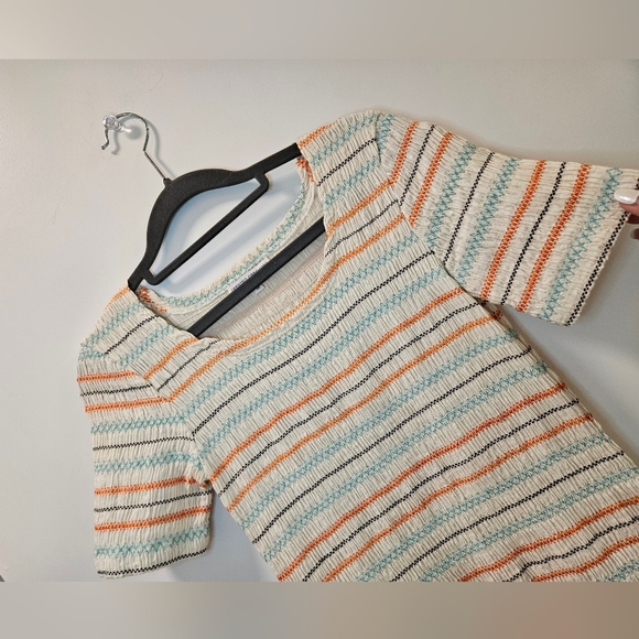 Opening Ceremony Smocked Ruffle Hem Dress Size M - Picture 6 of 11